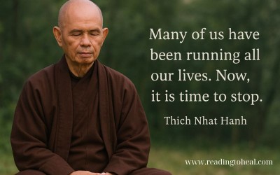 Zen Master Thich Nhat Hanh smiling peacefully - Reading To Heal
